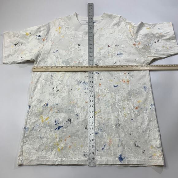 John Elliot T Shirt Mens 3 Multi University Pollock Paint Splatter Short Sleeve - Picture 4 of 8